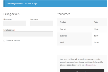 woocommerce-simplified-free-checkout
